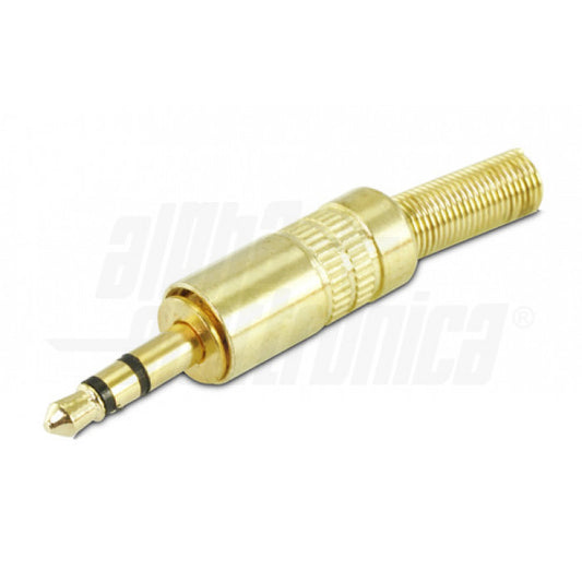 Spina jack  3,5mm oro Stereo