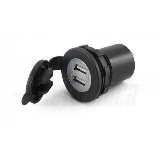 Connettore Auto con due uscite, USB